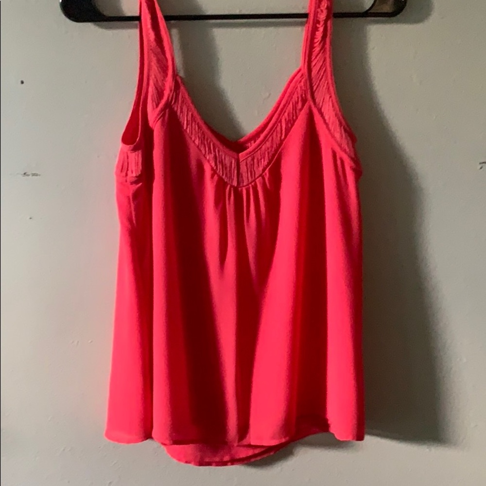 Pink/coral tank top
